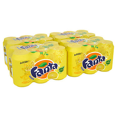 Fanta Lemon blik 24 x 33 cl