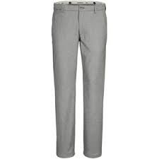 Koksbroek heren miniruit blauw/wit